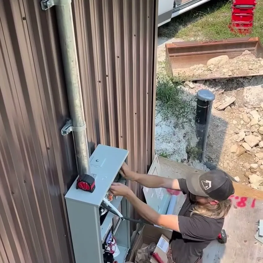 A 200 amp meter base and transfer switch, start of a bigger job, step 3: Wiring the transfer switch
