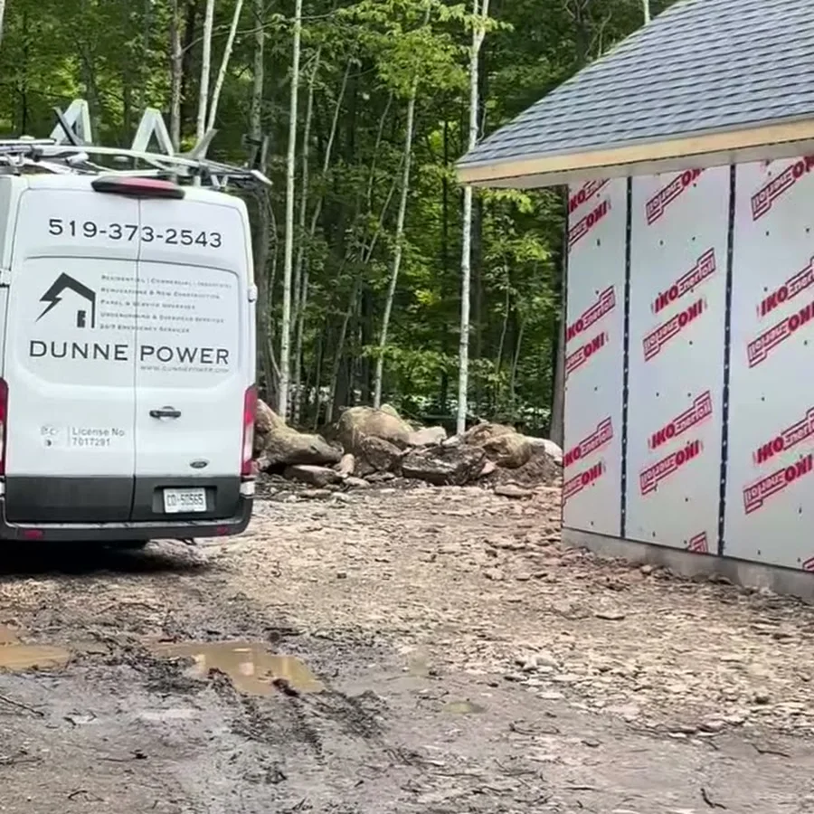 Cape Croker: a new build wired from the ground up, step 4: Wrapped and ready for siding